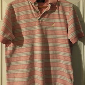 6 Mens Medium Polo type collared shirts Bundle